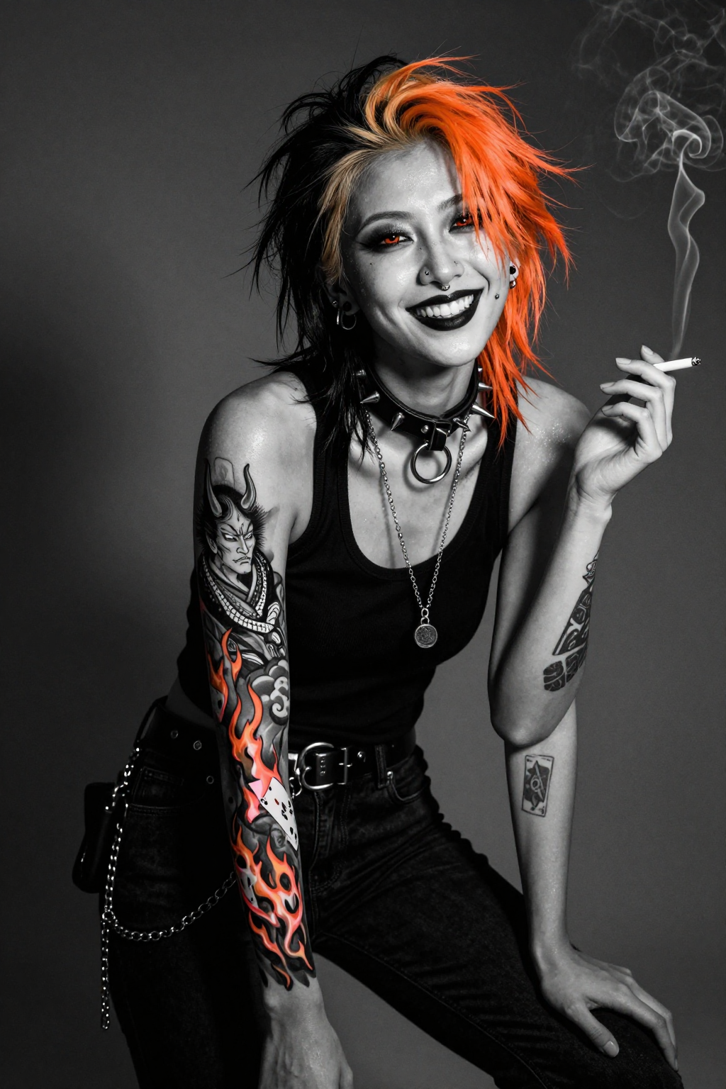 Jinx Matsuda Shadowfire — B&W
