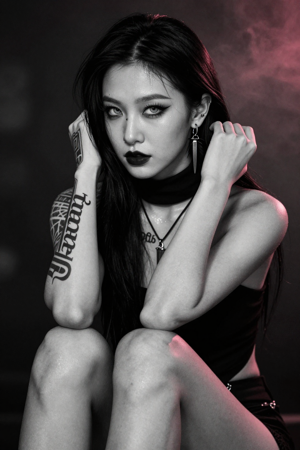 Raven Karasu Shadowblade — B&W