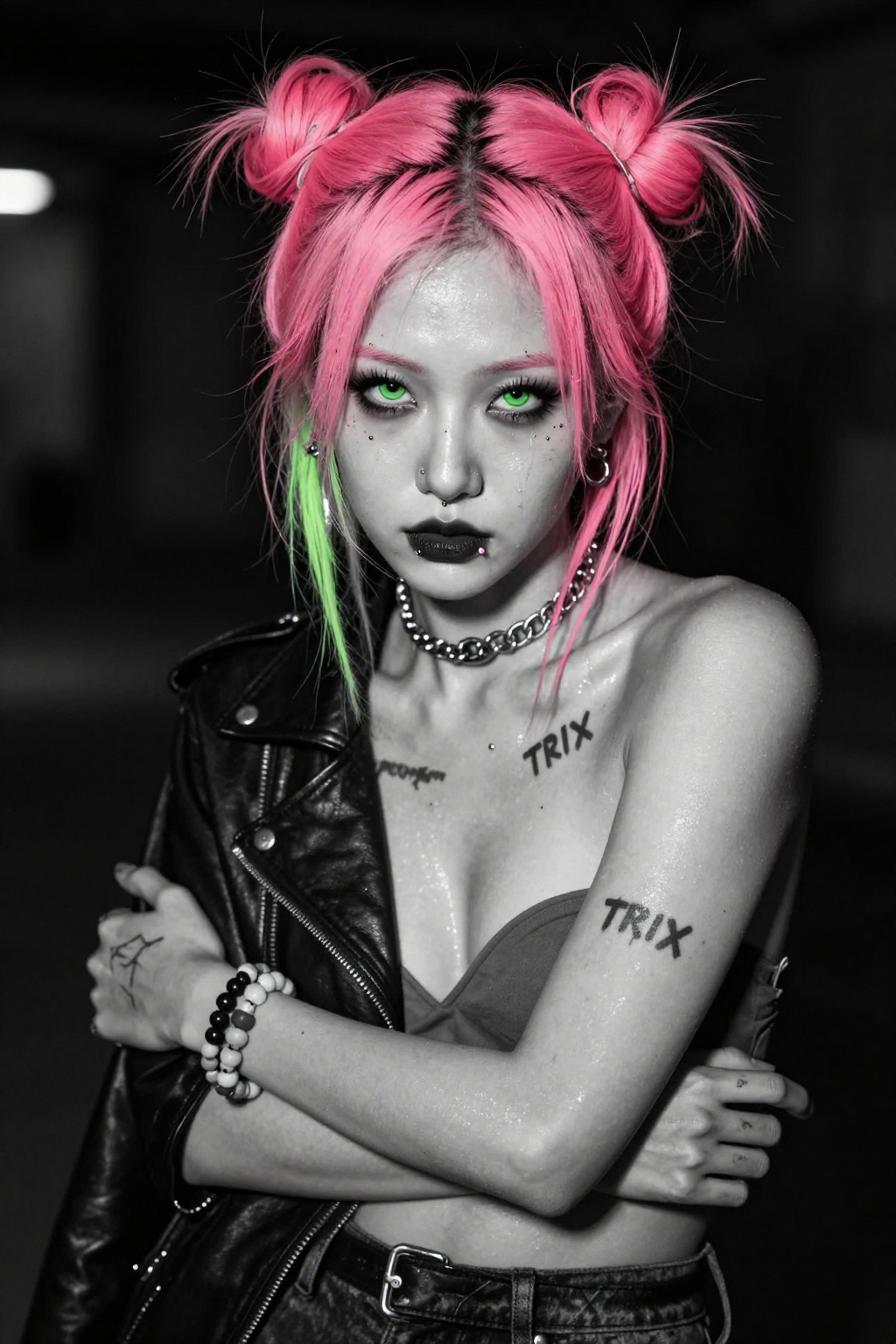 Trix Aoyama Neonblade — B&W