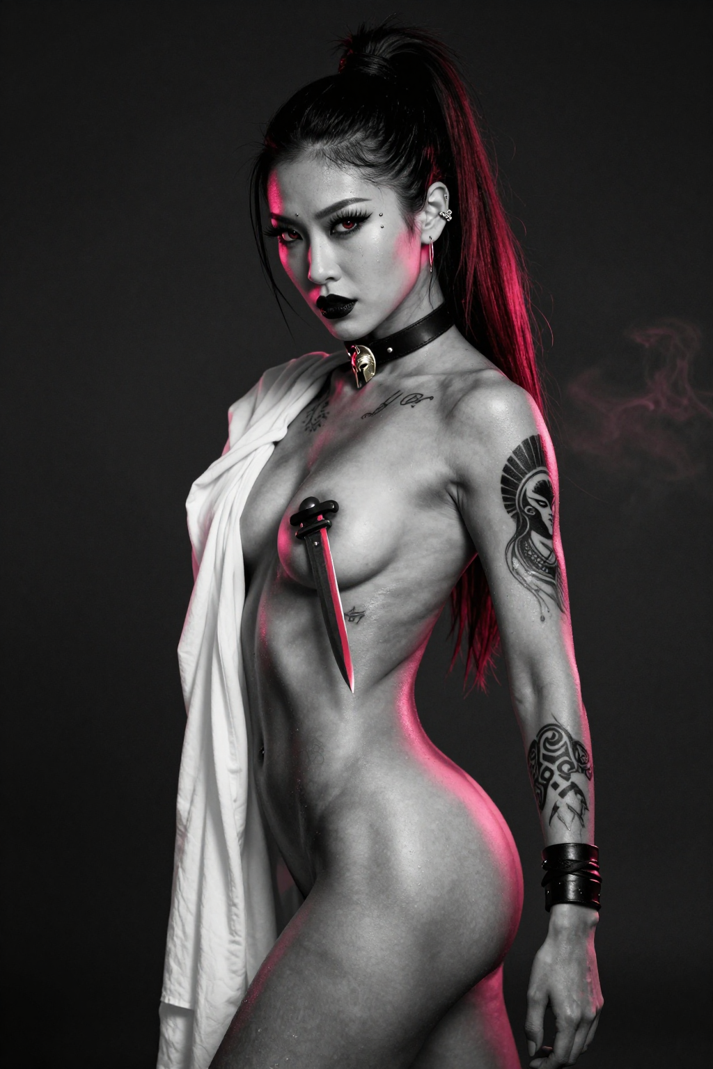 Xena Akabane Crimsonedge — B&W
