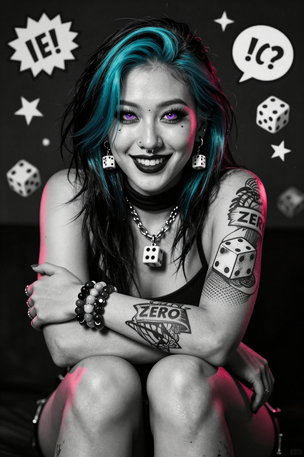 Zero Dice — B&W